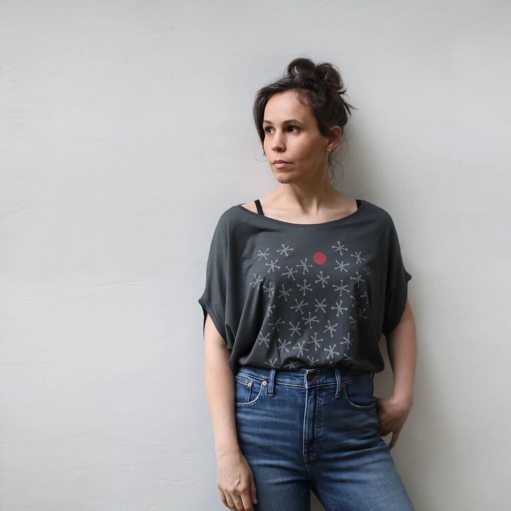 Blackbird Supply Co Jacks Game Off The Shoulder Eco-Friendly Top 2XL
